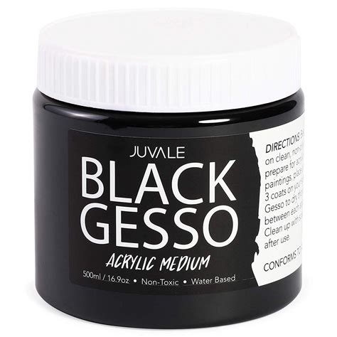 black gesso acrylic paint  toxic harmless  arts crafts oil paint art supply