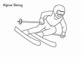 Ski Getdrawings sketch template