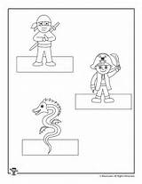 Puppets Pirate Serpent Woojr sketch template