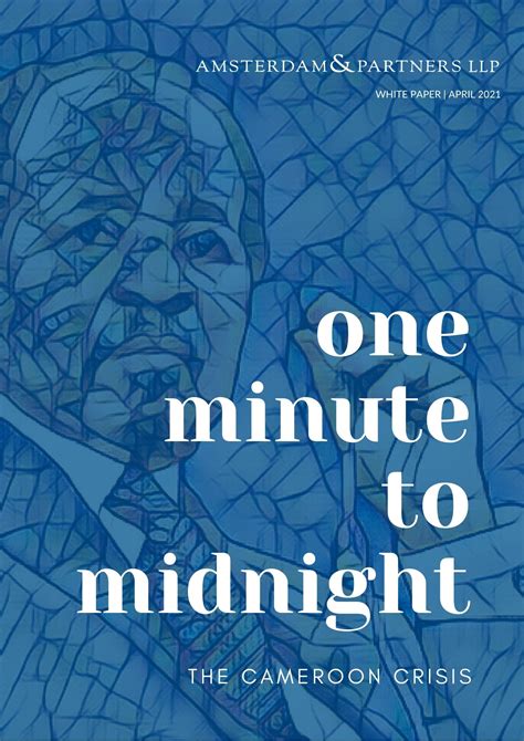 white paper  minute  midnight  cameroon crisis robert