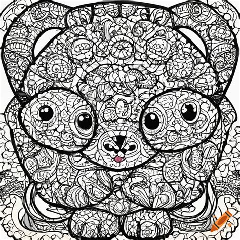 adorable animal coloring pages