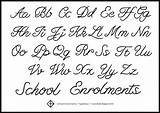 Cursive Fonts Letters Alphabet Pretty Font Script Handwriting Fancy Printable Writing Lettering School Letter Generator Tattoo Name Victorian Utilities Programs sketch template