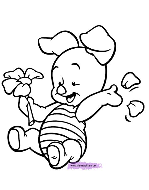 baby pooh printable coloring page disney coloring book coloring home