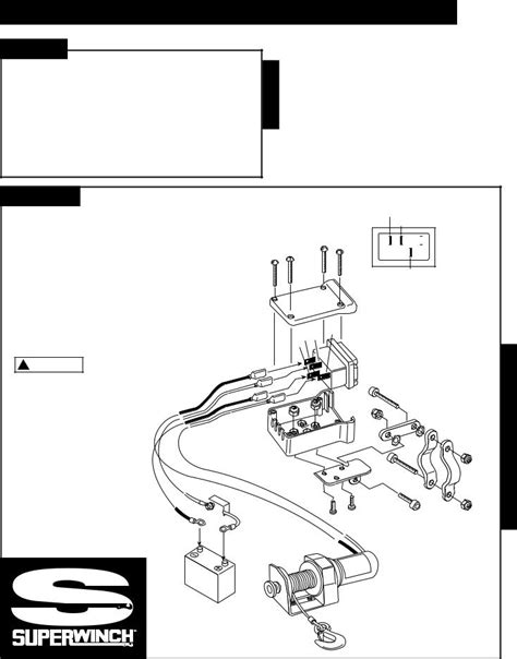 wiring diagram  superwinch warn authorized parts  service center winchserviceparts