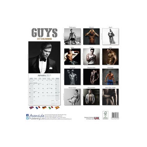 Calendrier Sexy Homme 2017