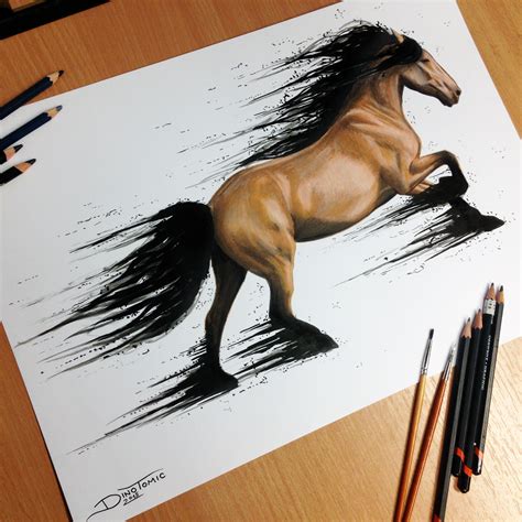beautiful horse drawings design trends premium psd vector downloads