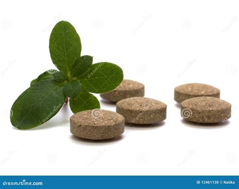 herbal pills stock photo image  medical illness capsule