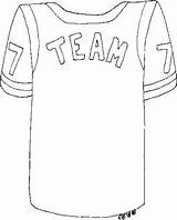 Pages Coloring Undershirt Getcolorings Shirt Colouring Jersey sketch template