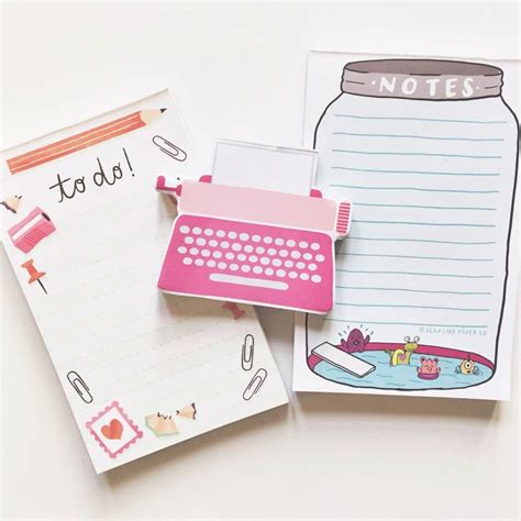 stationery talk adorable notepads  unique cards diy stationery