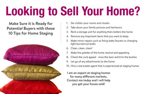 Tips For Home Staging Selling Your Home Kathryn Mark