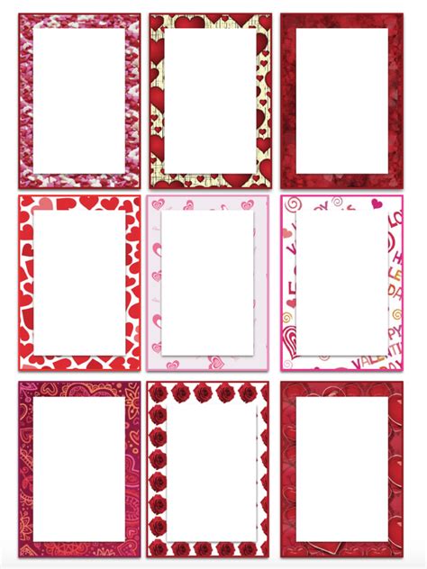 printable valentines day gift tags multiple designs sizes