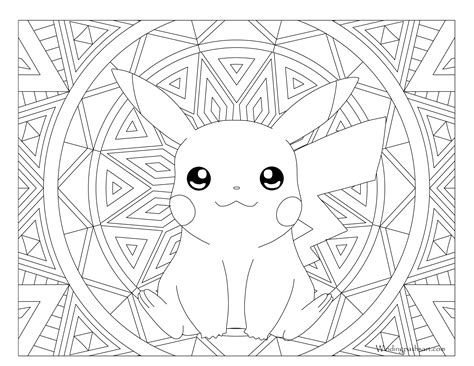 pokemon coloring pages  adults coloring pages