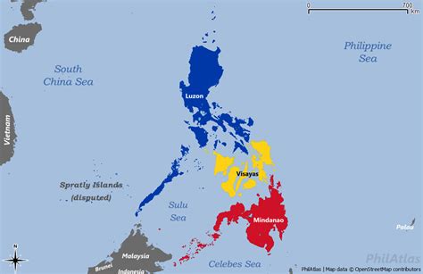 Island Groups Of The Philippines Philatlas