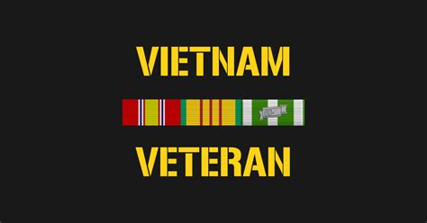 vietnam veteran ribbon bar vietnam veteran sticker teepublic