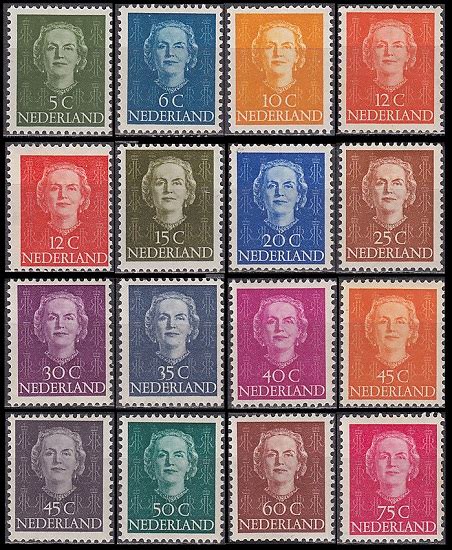netherlands stamps definitives