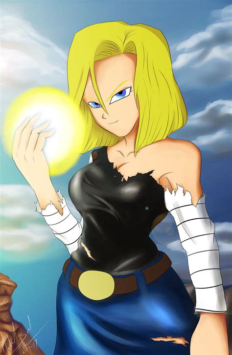 sexy android 18 by mbelly21 on deviantart
