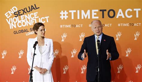 angelina jolie global summit to end sexual violence in