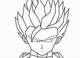 Coloring Saiyan Super Pages Gohan Popular sketch template