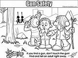 Safety Gun Coloring Kids Pages Colouring Resolution Guard Security Printouts Medium sketch template