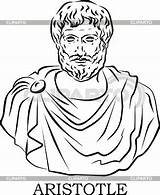 Aristoteles Vektorgrafik Cliparto sketch template