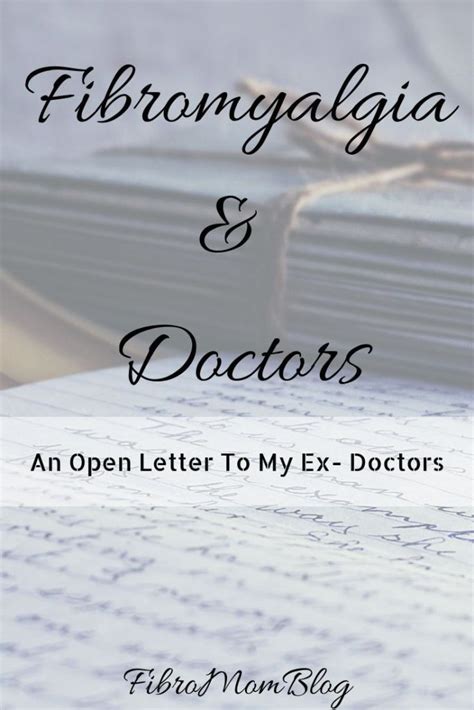 fibromyalgia doctors  open letter    doctors