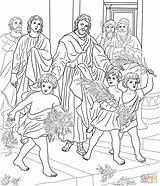 Nicodemus Coloriage Hezekiah Supercoloring Jésus sketch template