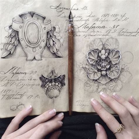 russian artist reveals her mysterious sketchbook to the world and it s