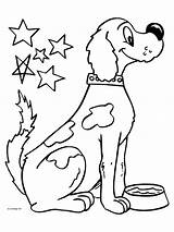 Dieren Mewarnai Binatang Hewan Animasi Hond Ausmalbilder Tiere Kartun Bergerak Voerbakje Coloriages Malvorlagen Colorare Diwarnai Animaatjes Tier Bedankt sketch template
