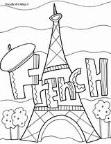 French Coloring Pages Cover France Binder Book Flag Covers School Worksheets Printable Subject Front Books Language Arts Getcolorings Color Getdrawings sketch template