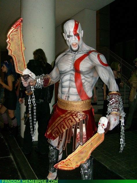 kratos ahhh so sexxyyy gamer girl cosplay y videojuegos
