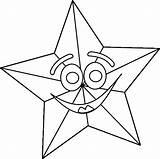 Star Coloring Pages Stars Shooting Happy Kids Sheet Printable Getcoloringpages sketch template