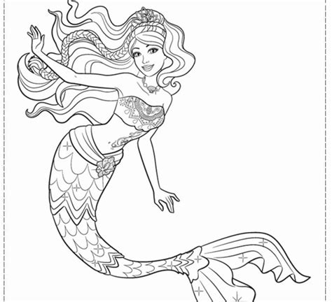 mermaid barbie colouring pages mermaid coloring pages barbie mermaid