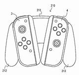 Prototype Grip Patents Controller Joycon sketch template