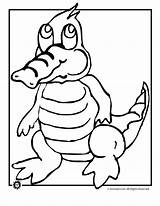 Crocodile Croc Alligator Woojr sketch template