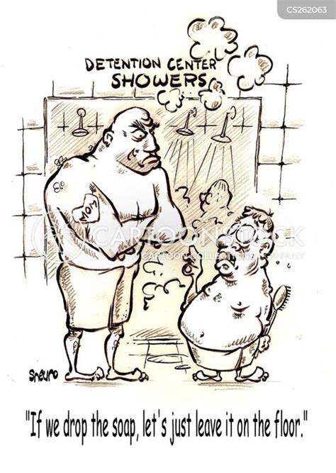 prison shower cartoons and comics funny pictures from cartoonstock