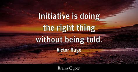 initiative        told victor hugo