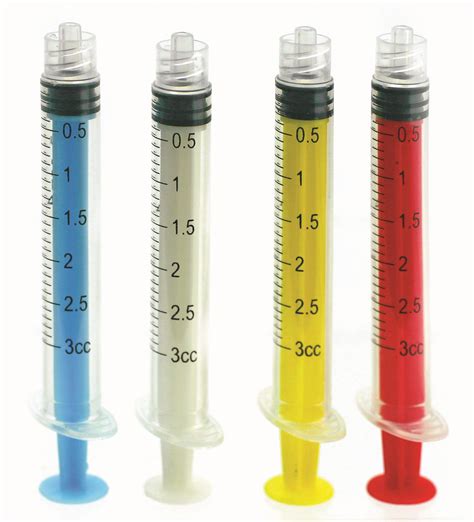 cc color coded syringes endodontic practice