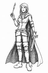 Elf Female Ranger Half Sketch Drawing Deviantart Elven Dnd Character Sketches Characters Christmas Drawings Drawn Fantasy Assassin Getdrawings Costume Rpg sketch template