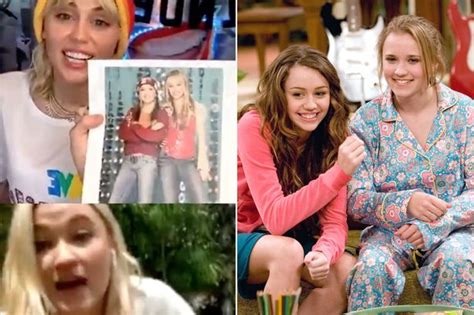 Miley Cyrus Reunites With Hannah Montana Co Star And