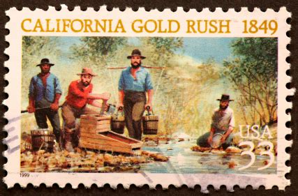 california gold rush mountain view mirror