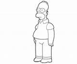 Homer Simpson Coloring Pages Look Popular sketch template