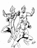 Ultraman Coloring Pages Printable Color Boys Characters Perfect Getcolorings Print Mebius Search sketch template