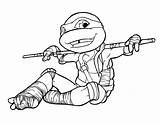 Ninja Turtles Raphael Donatello Ausmalbilder Chan Bee Donnie Getdrawings sketch template