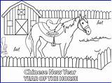 Horses Barns Disimpan sketch template