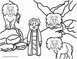 Daniel Coloring Lion Den Lions Mouse Pages Leones Colorear Los El Foso Para Niños La Historia Biblia Bible Color Dibujos sketch template