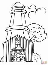 Sweden Lighthouse Coloring Pages Color sketch template