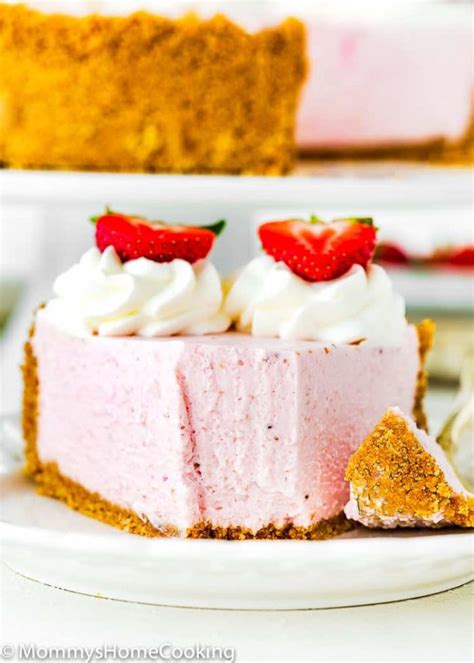 bake strawberry cheesecake mommys home cooking