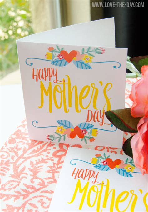 printable mothers day cards   wife  printable