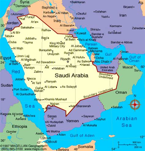 saudi arabia map political regional maps  asia regional political city