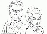 Coloring Doctor Who Inspector Rum Pages Missy Master 12th Popular Coloringhome sketch template